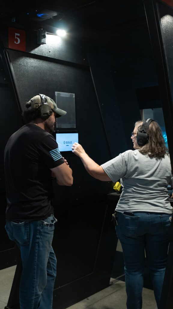 Instructor Tommy teaching a private lesson