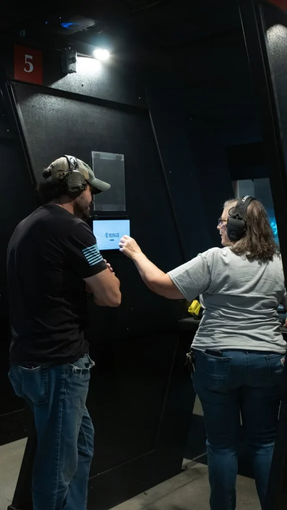 Instructor Tommy teaching a private lesson